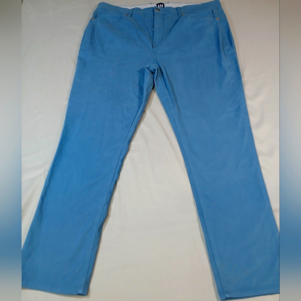 Gap Chino Pants Mens 40×30 Slim Fit Medium Blue